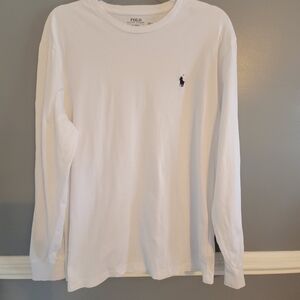 Polo by Ralph Lauren Men's White Long Sleeve Shirt